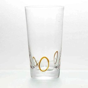 Ποτήρι Νερού Circles 52.100.50 Amber Cryspo Trio Glass
