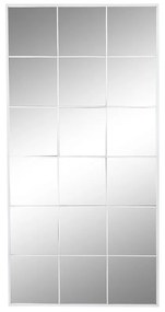 Τοίχο καθρέφτη DKD Home Decor Λευκό Παράθυρο 90 x 1 x 180 cm 90 x 2 x 180 cm