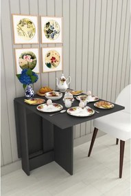 Stewehome Πτυσσόμενο Τραπέζι Κουζίνας MDF 133x75x75 cm