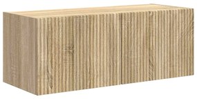 vidaXL Σετ επίπλου τηλεόρασης 2 pcs Δρύς Sonoma Επεξεργασμένο ξύλο