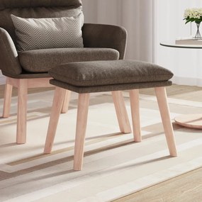 Υποπόδιο Taupe 45 x 29,5 x 35 εκ. Υφασμάτινο