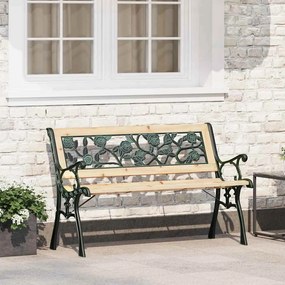 vidaXL παγκάκι Καφέ 116 x 54 x 73 εκ. ξύλο