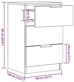 ΚΟΜΟΔΙΝΟ ΑΡΤΙΣΙΑΝΗ ΔΡΥΣ 40X36X65 ΕΚ. ΑΠΟ ΕΠΕΞΕΡΓΑΣΜΕΝΟ ΞΥΛΟ 856934