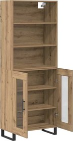 vidaXL Highboard 2 pcs Artisan Oak 69,5 x 34 x 180 εκ.