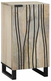 vidaXL Γραφείο Λευκό 40 x 33 x 75 εκ. Μασίφ ξύλο μάνγκο