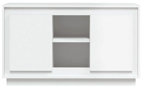 Μπουφές Λευκός 102 x 35 x 60 εκ. από Επεξεργασμένο Ξύλο - Λευκό