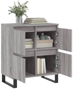 vidaXL Ντουλάπι Γκρι Sonoma 60x35x70 εκ. από Επεξεργασμένο Ξύλο