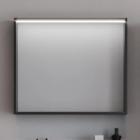 Καθρέπτης μπάνιου LAGUNA LED Μαύρο 80x14x68 εκ. 80x14x68 εκ.