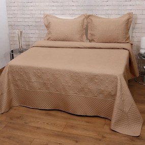 Σετ Κουβερτώριο Olivia Beige Anna Riska Ημίδιπλο 160x240cm Microfiber