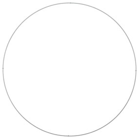 vidaXL Γλάστρα Κήπου Ασημί 120 x 120 x 20 εκ. Γαλβανισμένος χάλυβας