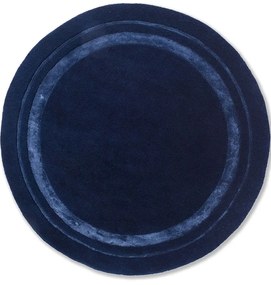 Χαλί Redbrook 081808 Midnight Dark Blue Laura Ashley 200X200cm Round