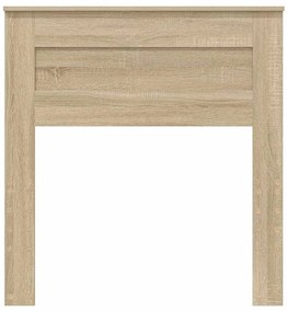 vidaXL Κεφαλάρι με κεφαλάρι Δρύς Sonoma 80 cm Επεξεργασμένο ξύλο