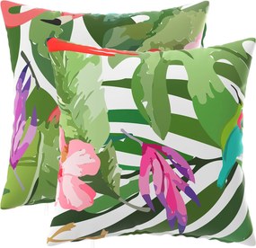 vidaXL Κάλυμμα Μαξιλαριού 2 pcs HEERLEN Πολύχρωμο 40 x 40 cm
