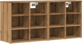 vidaXL Ντουλάπια παπουτσιών 2 τεμ Δρυς τεχνίτης 52x30x50 cm