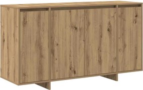 vidaXL Πλαϊνό γραφείο Artisan Oak 135 x 41 x 75 εκ Επεξεργασμένο ξύλο