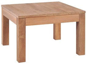 vidaXL Τραπεζάκι Σαλονιού 60 x 60 x 40 εκ. Ξύλο Teak/Φυσικό Φινίρισμα