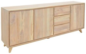 Μπουφές Emira Μασίφ Ξύλο Ακακίας σε Φυσικό 200x40x80εκ. 200x40x80 εκ.