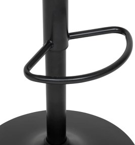 ΚΑΡΈΚΛΕΣ &amp; ΠΟΛΥΘΡΌΝΕΣ SASHA GR/BLK ADJ BAR STOOL ATMOSPHERA 207338A