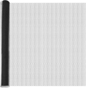 vidaXL Στύλος Περιφράξεων Γκρι 25 x 1,5 μ (25 χιλ. πλέγμα) Ατσάλι