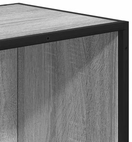 Βιβλιοθήκη Γκρι Sonoma 80,5x35x139 cm Ξύλινη κατασκευή 3300848
