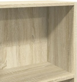 vidaXL Βιβλιοθήκη Sonoma Δρυς 40x24x176 εκ. από Επεξεργασμένο Ξύλο