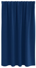 vidaXL Κουρτίνες 2 pcs Σκούρο Μπλε 140 x 140 cm Πολυεστέρας