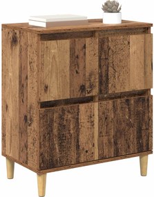 vidaXL Πλαϊνό γραφείο Παλιό Ξύλο 60 x 35 x 70 cm Επεξεργασμένο Ξύλο