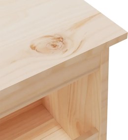 vidaXL Παγκάκι Χολ 160x28x45 εκ. από Μασίφ Ξύλο Πεύκου