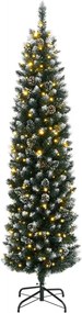 vidaXL Χριστουγεννιάτικο Δέντρο Τεχνητό Slim με 150 LED 120 εκ.