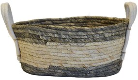 Καλάθι 00.06.67379 34x24x15cm White-Grey Mat