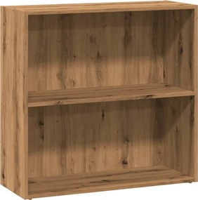 vidaXL Βιβλιοθήκη Αρτισιανή Δρυς 80x30x77 εκ. από Επεξεργασμένο Ξύλο