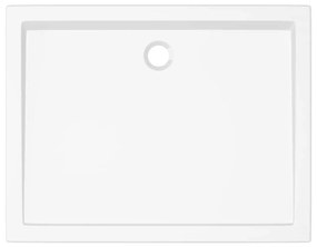 vidaXL Βάση Ντουζιέρας Ορθογώνια Λευκή 80 x 100 εκ. από ABS