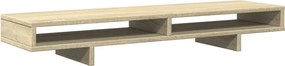 vidaXL Βάση Οθόνης Sonoma Δρυς 100x27x15 εκ. από Επεξ. Ξύλο