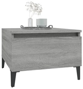 vidaXL Τραπεζάκια Σαλονιού 2 τεμ. Γκρι Sonoma 50x46x35 εκ. Επεξ. Ξύλο