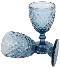 Ποτήρια ΚρασιούΓυάλινα  Σετ 6 Τμχ Blue 373-91-995 Glass