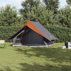 vidaXL Σκηνές Γκρι και πορτοκαλί 256 x 266 x 185 εκ Πολυεστέρας