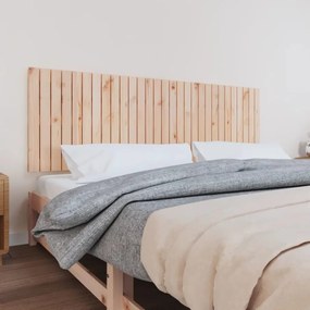 vidaXL Κεφαλάρι Επιτοίχιο 185x3x60 εκ. από Μασίφ Ξύλο Πεύκου