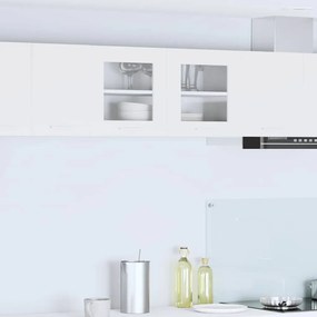 vidaXL Κρεμαστό ντουλάπι Riga Λευκό 80 x 31 x 40 εκ Επεξεργασμένο ξύλο