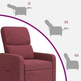 vidaXL Αναπαυτική Καρέκλα Κόκκινο Πολυεστέρας