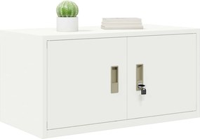 vidaXL Ντουλάπι αποθήκευσης Λευκός 80 x 40 x 40 cm Ατσάλι