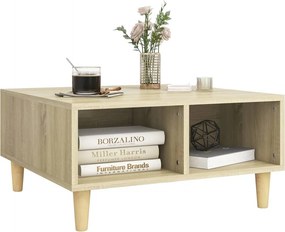 vidaXL Τραπεζάκι Σαλονιού Sonoma Δρυς 60x60x30 εκ. Επεξεργασμένο Ξύλο