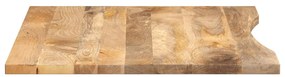 vidaXL Επιφάνεια Γραφείου Καμπύλη 110x80x2,5 εκ Μασίφ Ακατ. Μάνγκο
