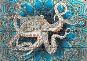 Αυτοκόλλητη φωτοταπετσαρία - Zen Octopus - 343x245