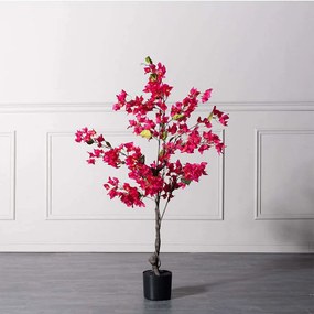 Τεχνητό Δέντρο Βουκαμβίλια 3580-6 45x45x120cm Red Supergreens Polyethylene