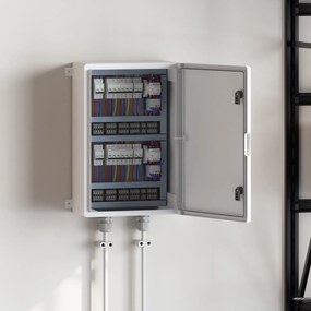 vidaXL Ντουλάπι Ελέγχου Γκρι 40 x 20 x 60 εκ. Πλαστικό
