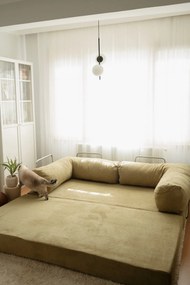 3-Seat Sofa-Bed Nook - Khaki Khaki