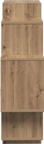 vidaXL Ράφι Τοίχου Artisan Δρυς 90 x 25 x 90 εκ. Επεξεργασμένο Ξύλο
