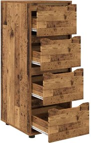 vidaXL Ντουλάπι αποθήκευσης Παλιό Ξύλο 40 x 48 x 105 εκ