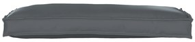 vidaXL Μαξιλάρι Πατάκια για Πάγκο Ανθρακί 100x40x8 εκ Fabric Oxford