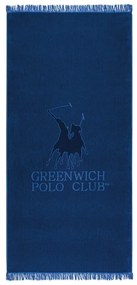 Πετσέτα Θαλάσσης 3620 Blue Greenwich Polo Club Θαλάσσης 90x190cm 100% Βαμβάκι